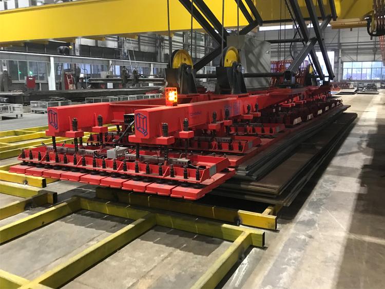 千豪電永磁吊具，鋼板下料吸盤