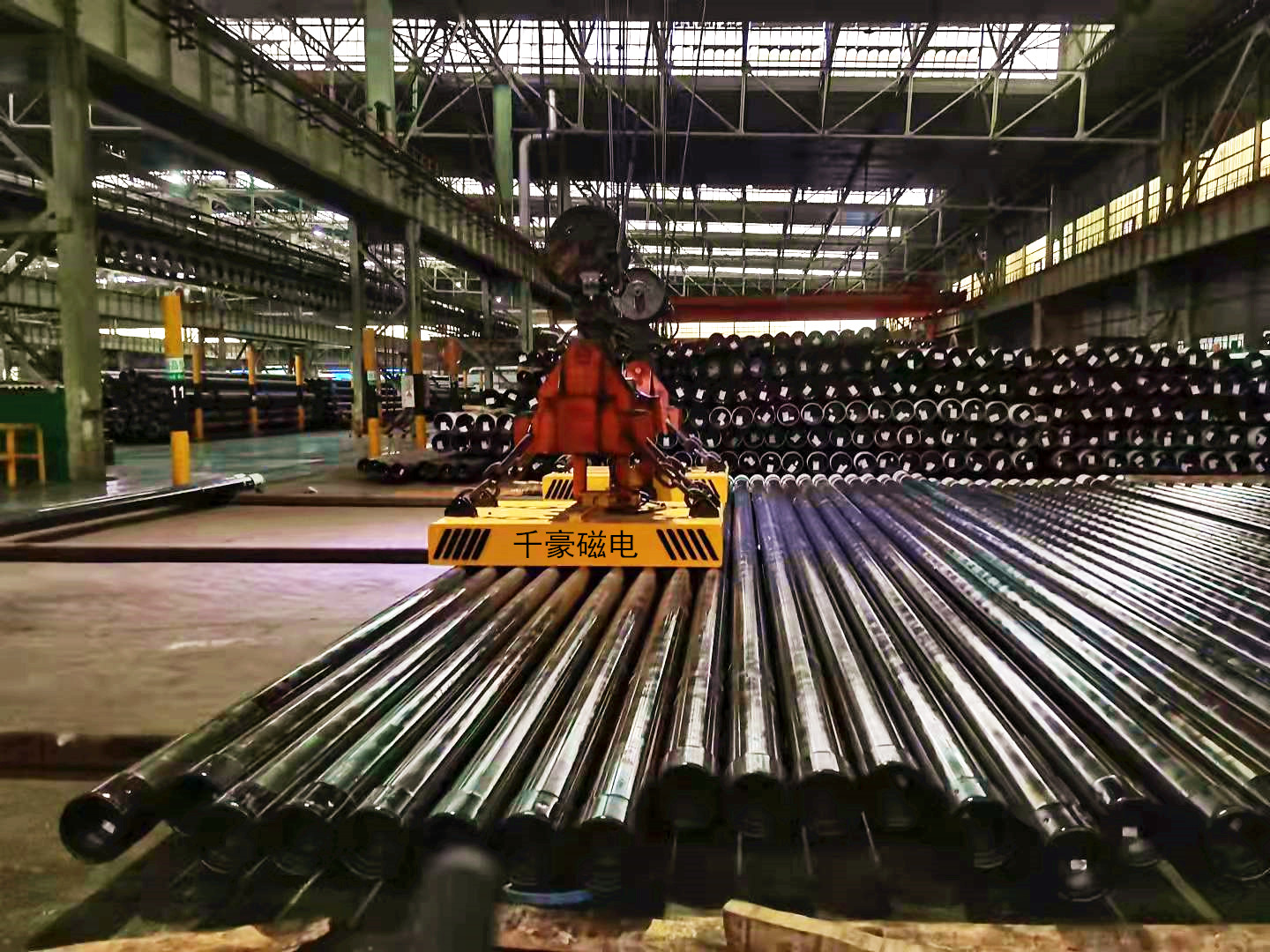吊鋼管電永磁吊具，千豪品牌