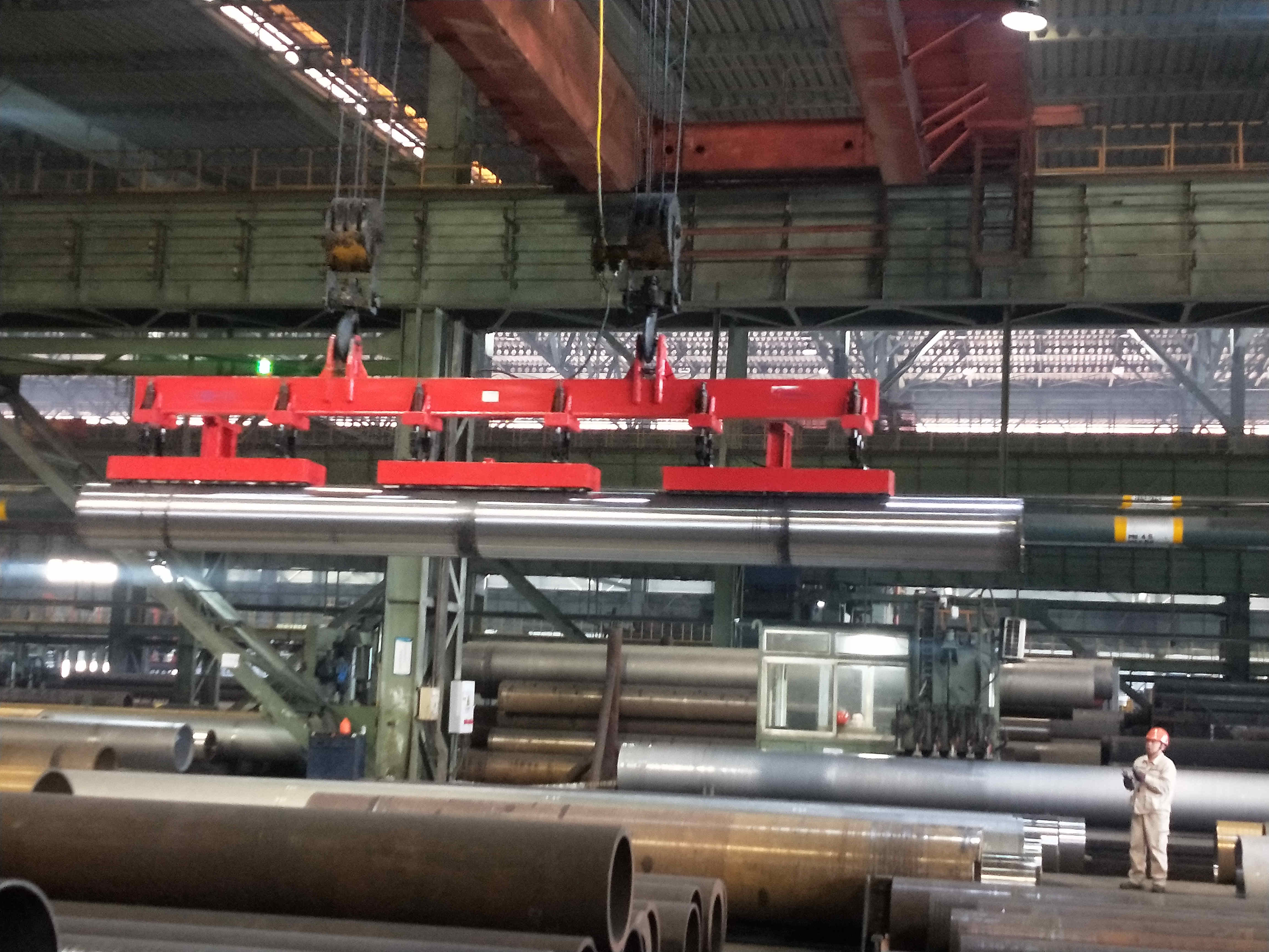 吊鋼管專用吊具，吊鋼管電永磁吊具