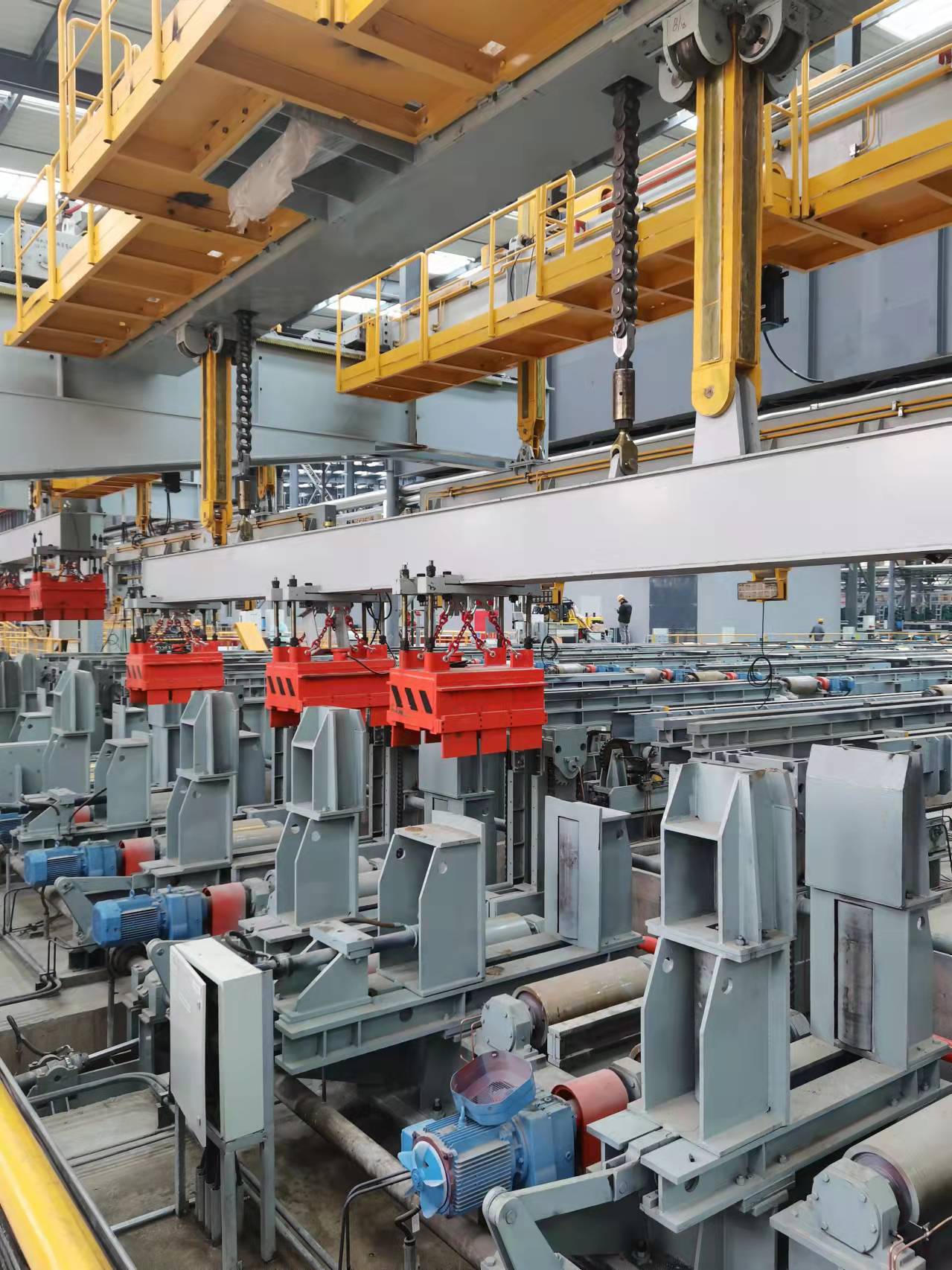 千豪吊型材，鋼軌自動化生產(chǎn)線用電永磁鐵吊具