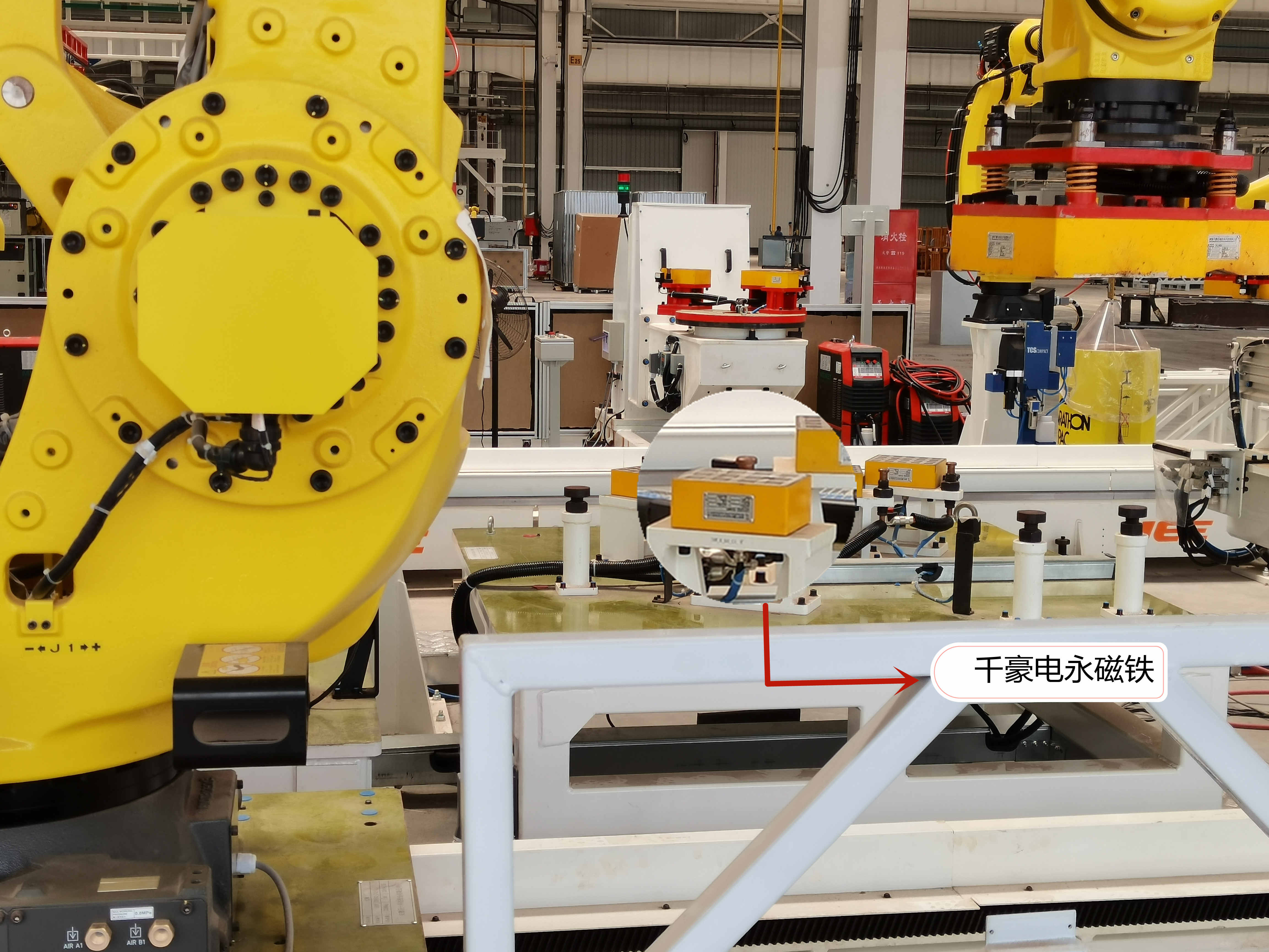 千豪自動(dòng)化夾具，電永磁夾具，機(jī)械手吸盤