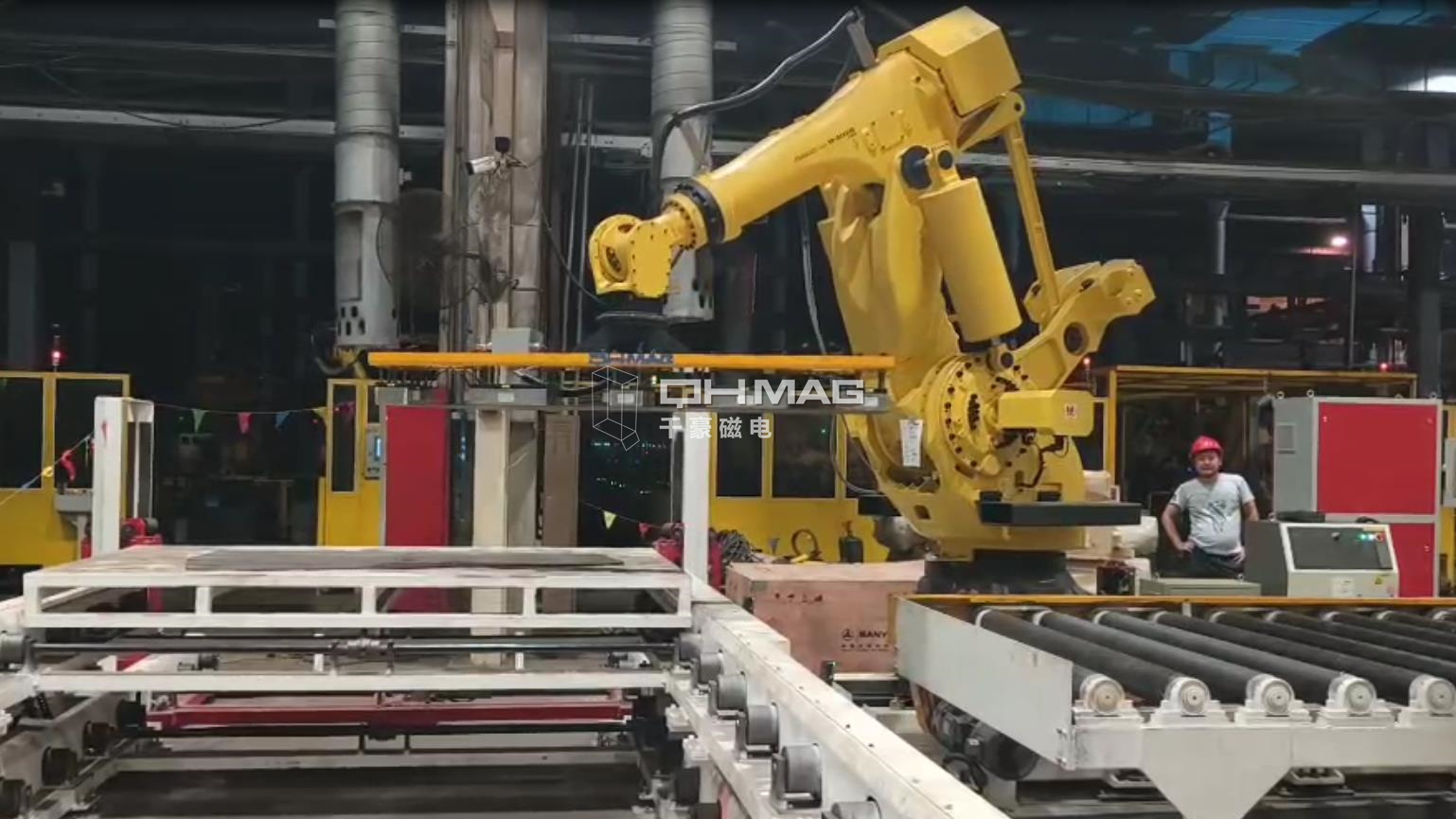 電永磁鐵機械手吸盤，千豪